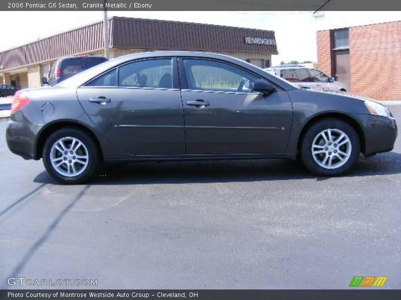 Granite Metallic / Ebony 2006 Pontiac G6 Sedan