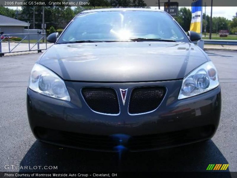 Granite Metallic / Ebony 2006 Pontiac G6 Sedan