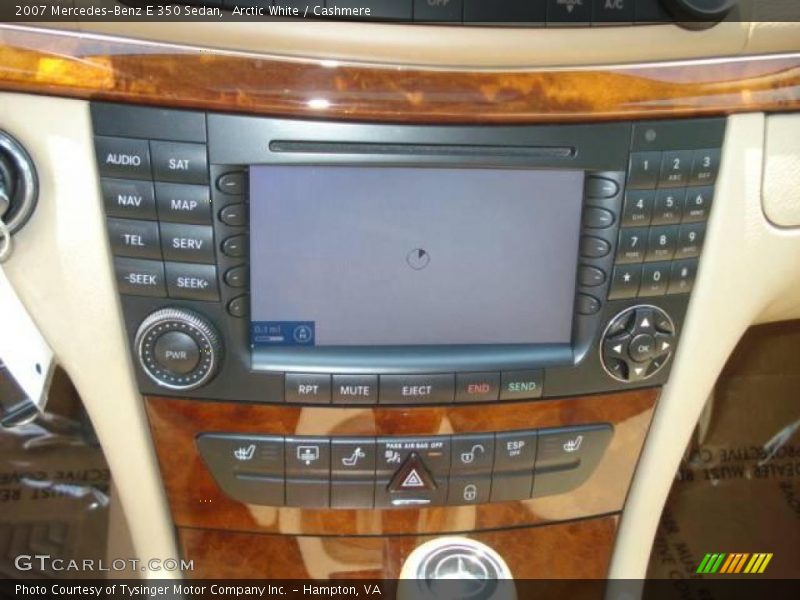 Arctic White / Cashmere 2007 Mercedes-Benz E 350 Sedan