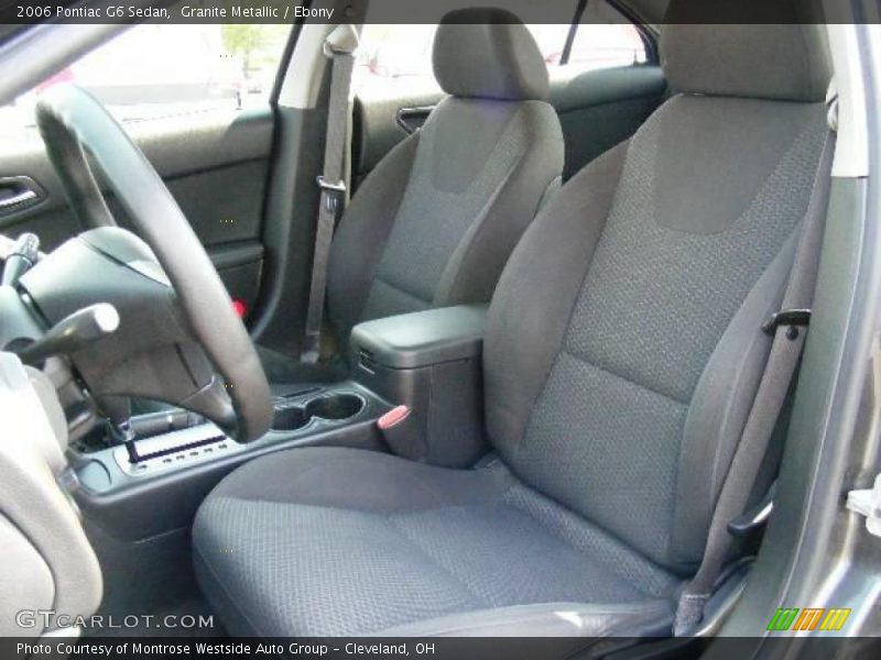 Granite Metallic / Ebony 2006 Pontiac G6 Sedan