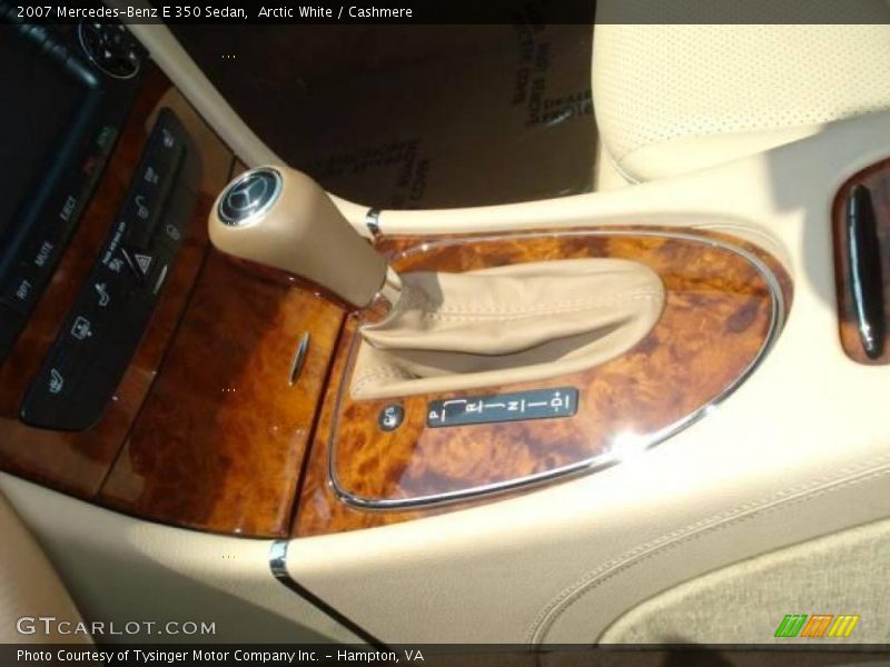 Arctic White / Cashmere 2007 Mercedes-Benz E 350 Sedan
