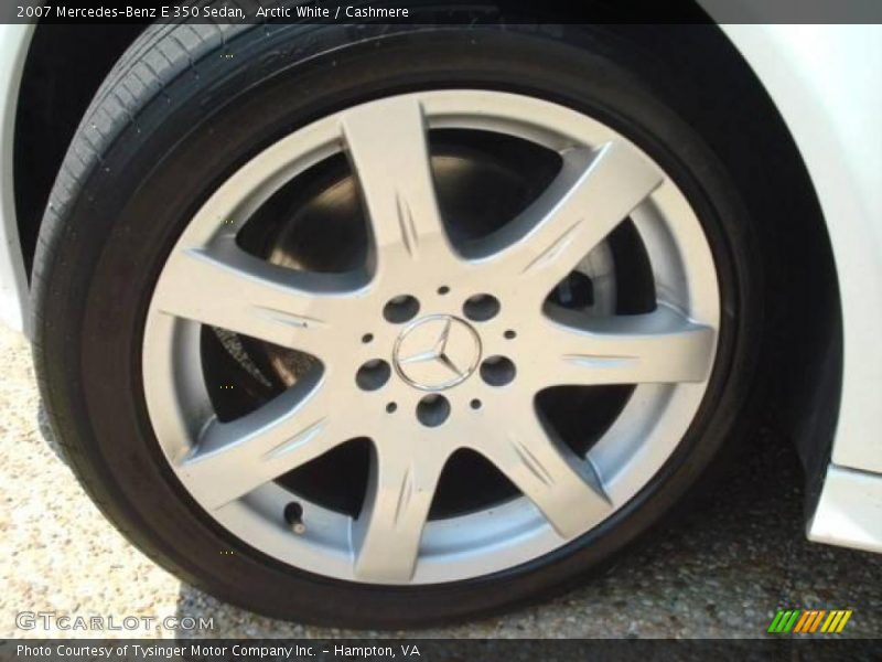 Arctic White / Cashmere 2007 Mercedes-Benz E 350 Sedan