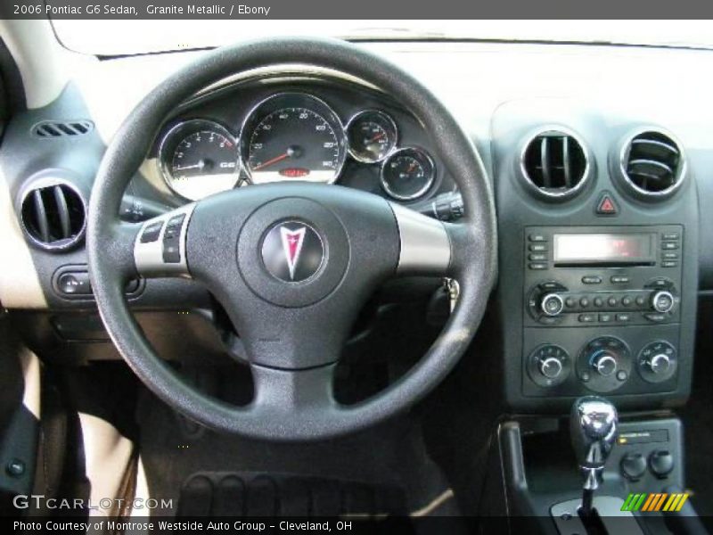 Granite Metallic / Ebony 2006 Pontiac G6 Sedan