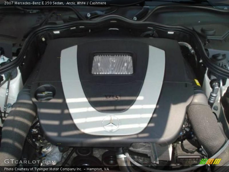 Arctic White / Cashmere 2007 Mercedes-Benz E 350 Sedan