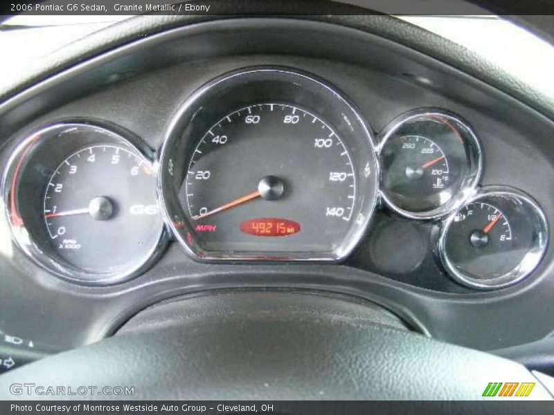 Granite Metallic / Ebony 2006 Pontiac G6 Sedan