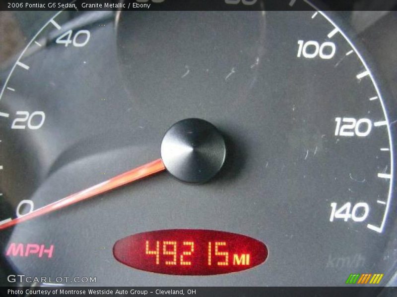 Granite Metallic / Ebony 2006 Pontiac G6 Sedan
