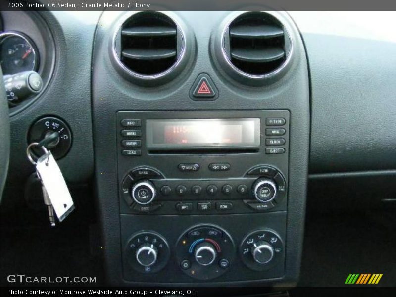 Granite Metallic / Ebony 2006 Pontiac G6 Sedan