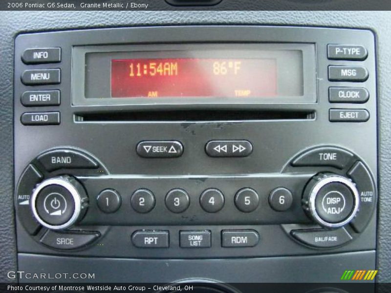 Granite Metallic / Ebony 2006 Pontiac G6 Sedan