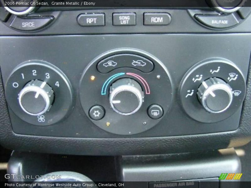 Granite Metallic / Ebony 2006 Pontiac G6 Sedan