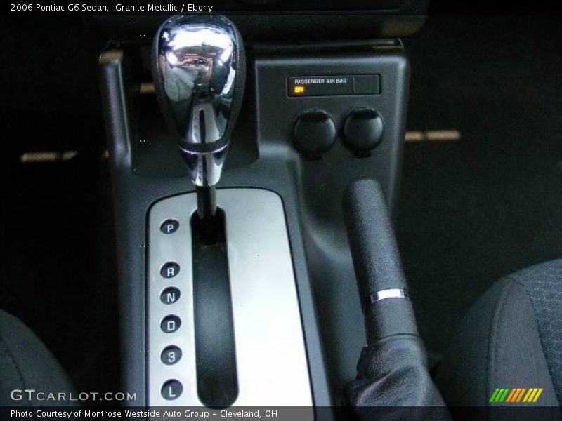 Granite Metallic / Ebony 2006 Pontiac G6 Sedan