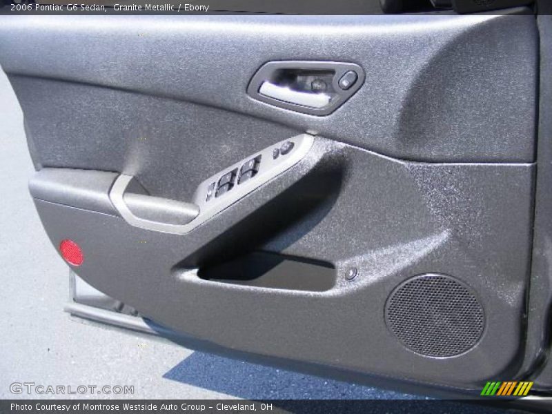 Granite Metallic / Ebony 2006 Pontiac G6 Sedan