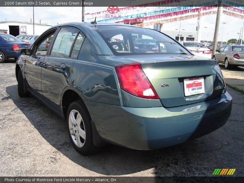 Cypress Green / Beige 2006 Saturn ION 2 Sedan