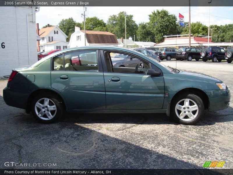 Cypress Green / Beige 2006 Saturn ION 2 Sedan