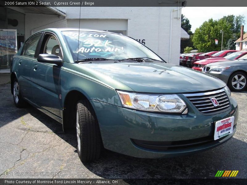 Cypress Green / Beige 2006 Saturn ION 2 Sedan
