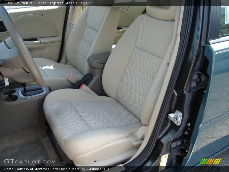 Cypress Green / Beige 2006 Saturn ION 2 Sedan