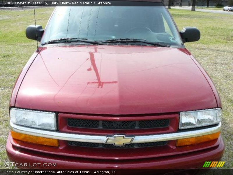 Dark Cherry Red Metallic / Graphite 2002 Chevrolet Blazer LS