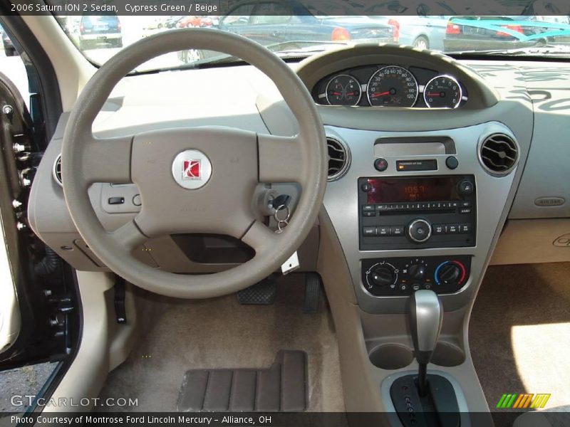 Cypress Green / Beige 2006 Saturn ION 2 Sedan