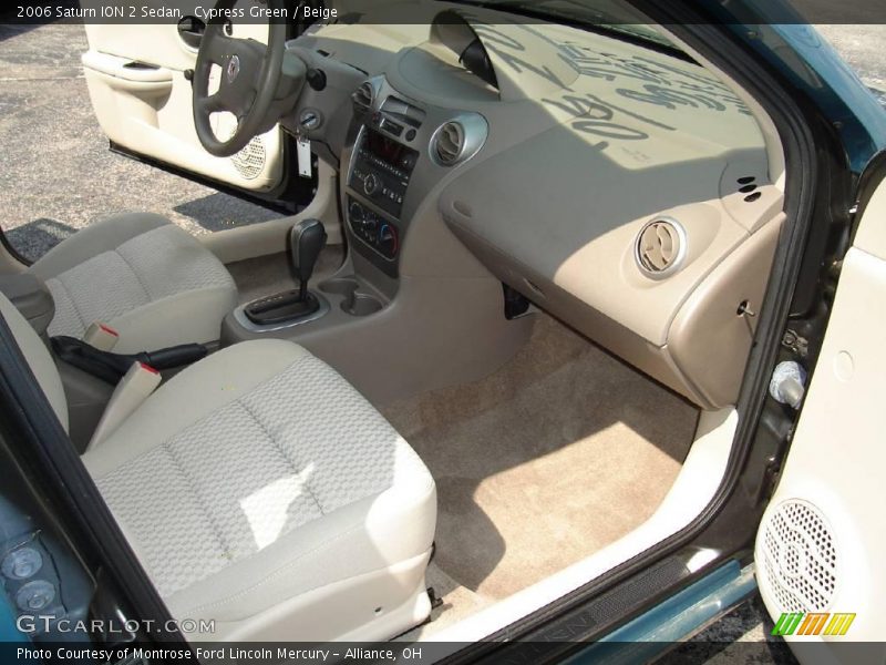 Cypress Green / Beige 2006 Saturn ION 2 Sedan