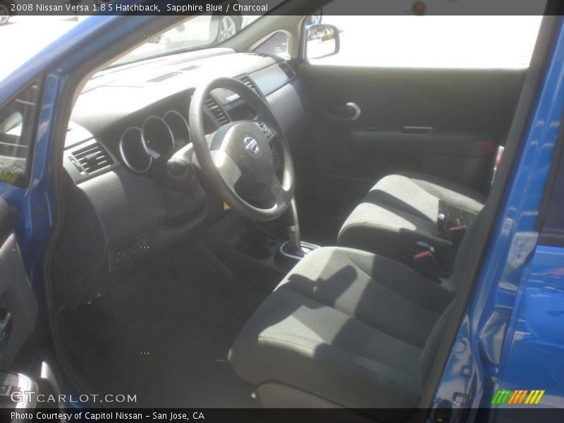 Sapphire Blue / Charcoal 2008 Nissan Versa 1.8 S Hatchback