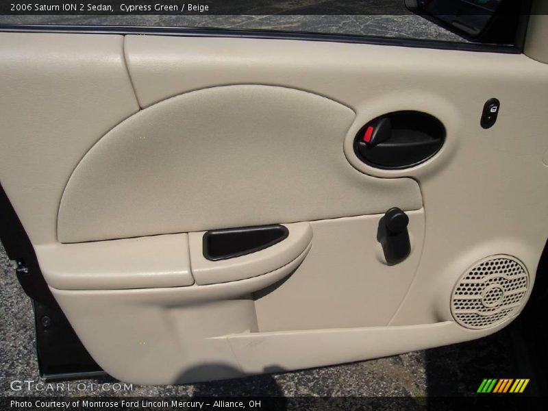 Cypress Green / Beige 2006 Saturn ION 2 Sedan