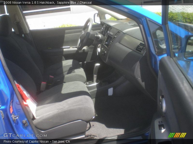 Sapphire Blue / Charcoal 2008 Nissan Versa 1.8 S Hatchback