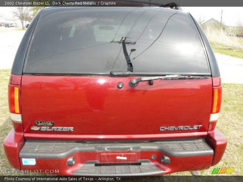 Dark Cherry Red Metallic / Graphite 2002 Chevrolet Blazer LS