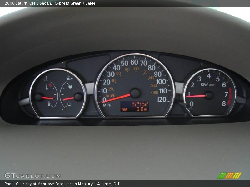 Cypress Green / Beige 2006 Saturn ION 2 Sedan