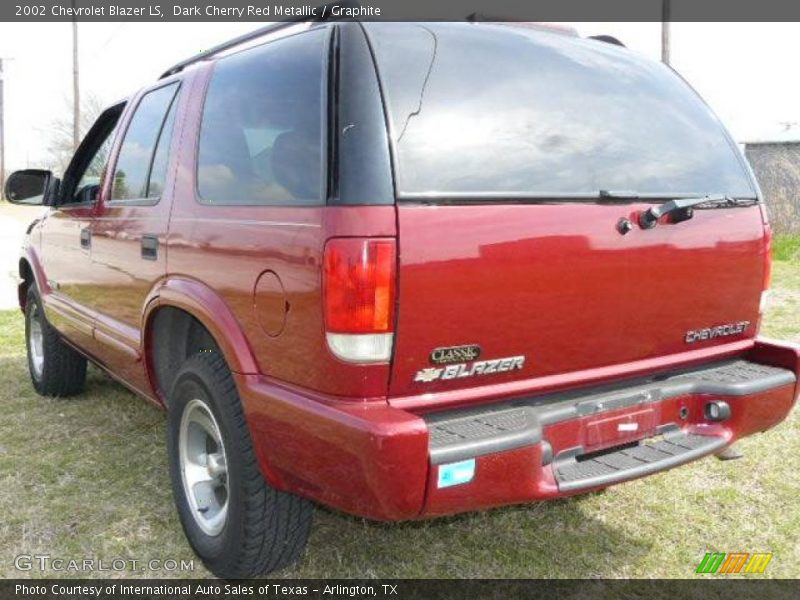 Dark Cherry Red Metallic / Graphite 2002 Chevrolet Blazer LS