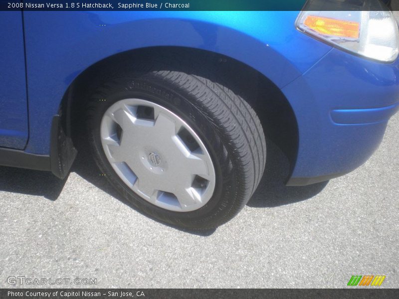 Sapphire Blue / Charcoal 2008 Nissan Versa 1.8 S Hatchback