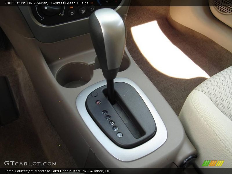 Cypress Green / Beige 2006 Saturn ION 2 Sedan