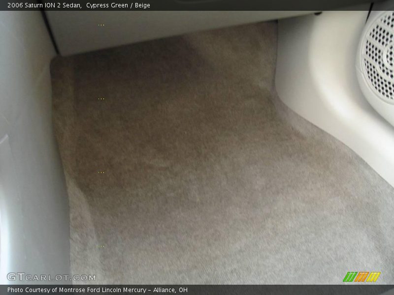 Cypress Green / Beige 2006 Saturn ION 2 Sedan