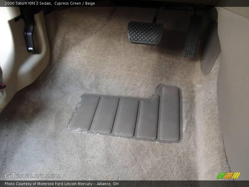 Cypress Green / Beige 2006 Saturn ION 2 Sedan