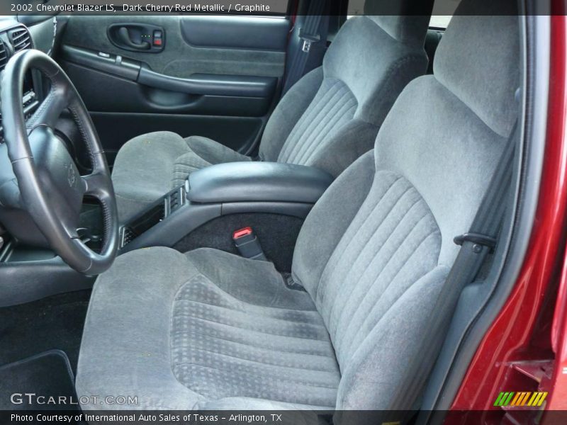 Dark Cherry Red Metallic / Graphite 2002 Chevrolet Blazer LS