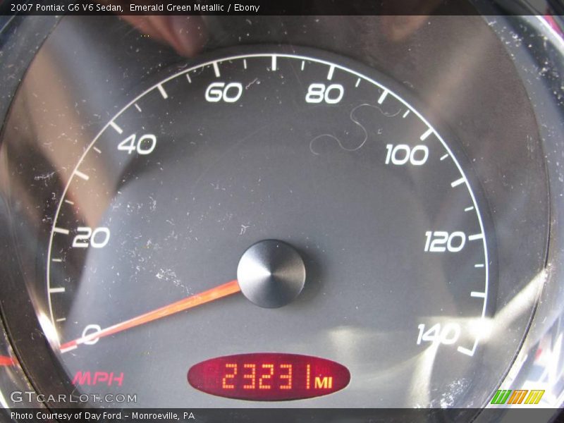 Emerald Green Metallic / Ebony 2007 Pontiac G6 V6 Sedan