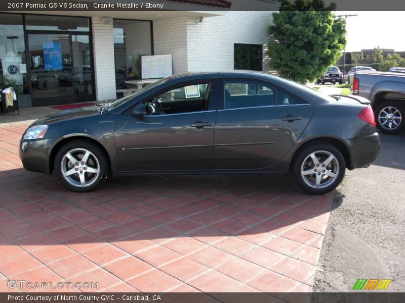 Granite Metallic / Ebony 2007 Pontiac G6 V6 Sedan