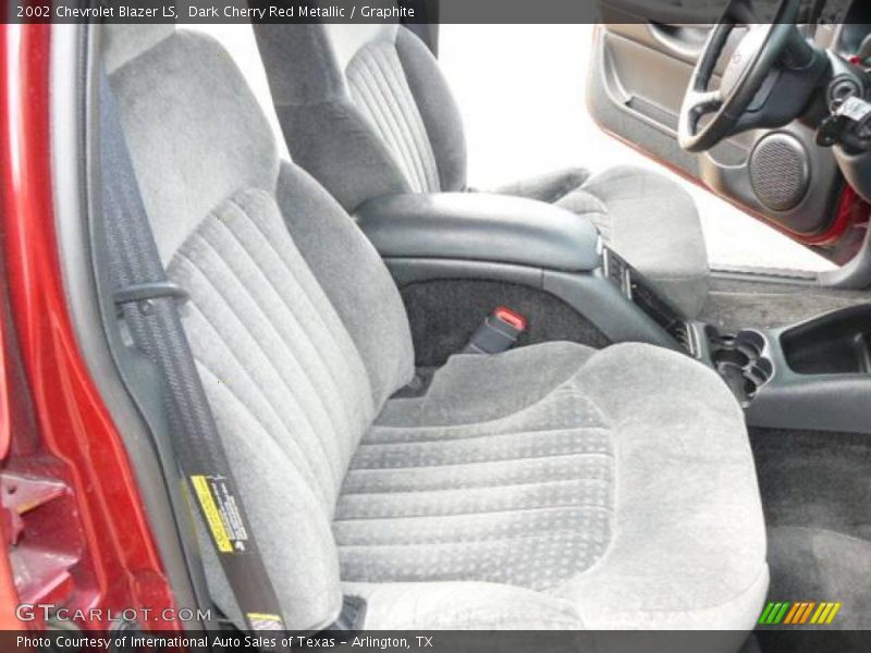 Dark Cherry Red Metallic / Graphite 2002 Chevrolet Blazer LS