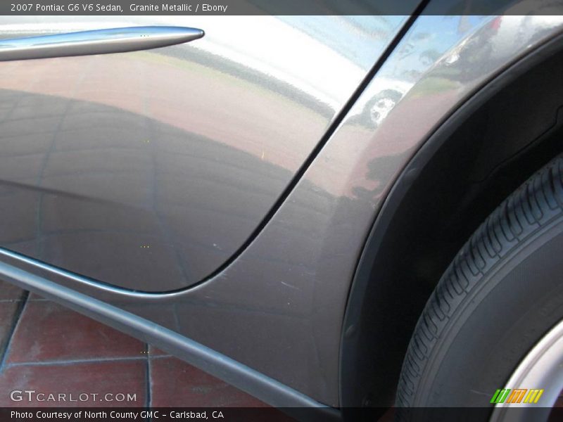 Granite Metallic / Ebony 2007 Pontiac G6 V6 Sedan