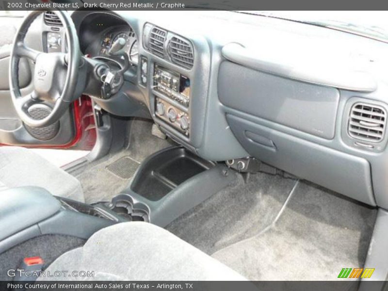 Dark Cherry Red Metallic / Graphite 2002 Chevrolet Blazer LS