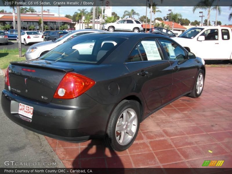 Granite Metallic / Ebony 2007 Pontiac G6 V6 Sedan