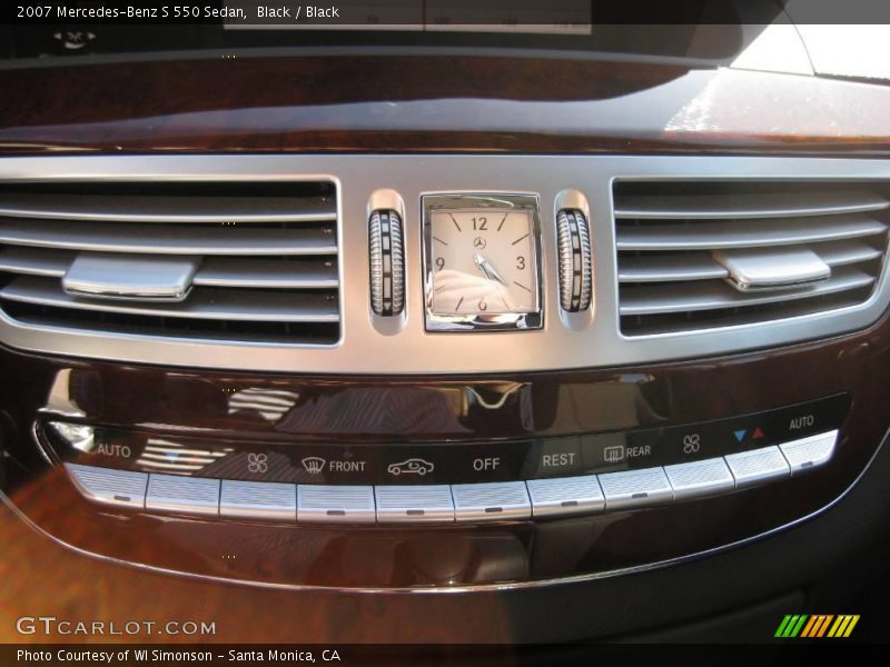 Black / Black 2007 Mercedes-Benz S 550 Sedan