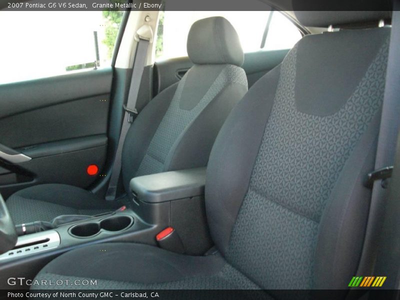 Granite Metallic / Ebony 2007 Pontiac G6 V6 Sedan