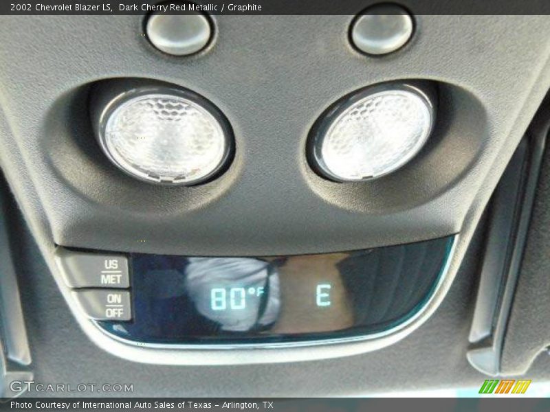 Dark Cherry Red Metallic / Graphite 2002 Chevrolet Blazer LS