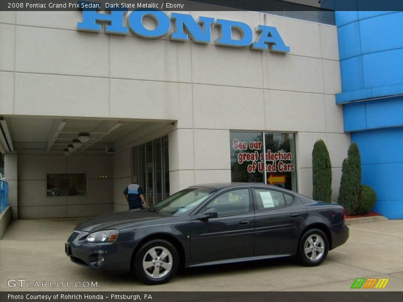 Dark Slate Metallic / Ebony 2008 Pontiac Grand Prix Sedan