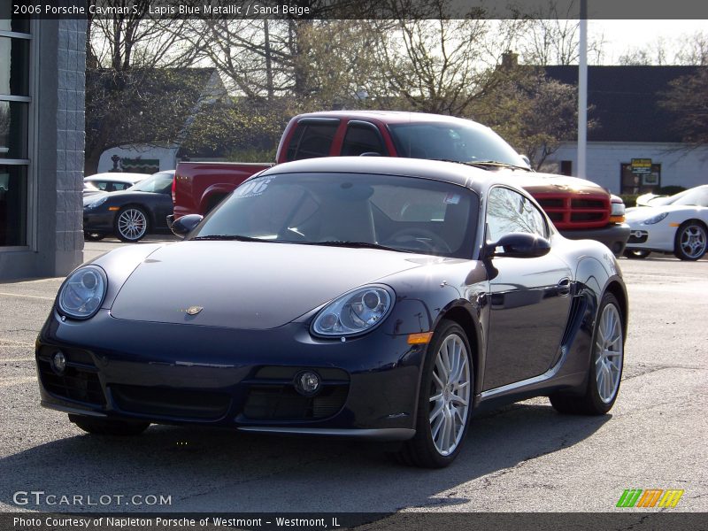Lapis Blue Metallic / Sand Beige 2006 Porsche Cayman S