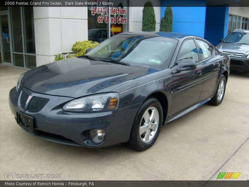 Dark Slate Metallic / Ebony 2008 Pontiac Grand Prix Sedan