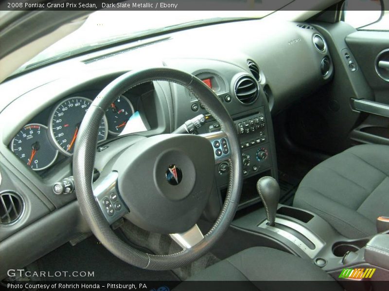 Dark Slate Metallic / Ebony 2008 Pontiac Grand Prix Sedan