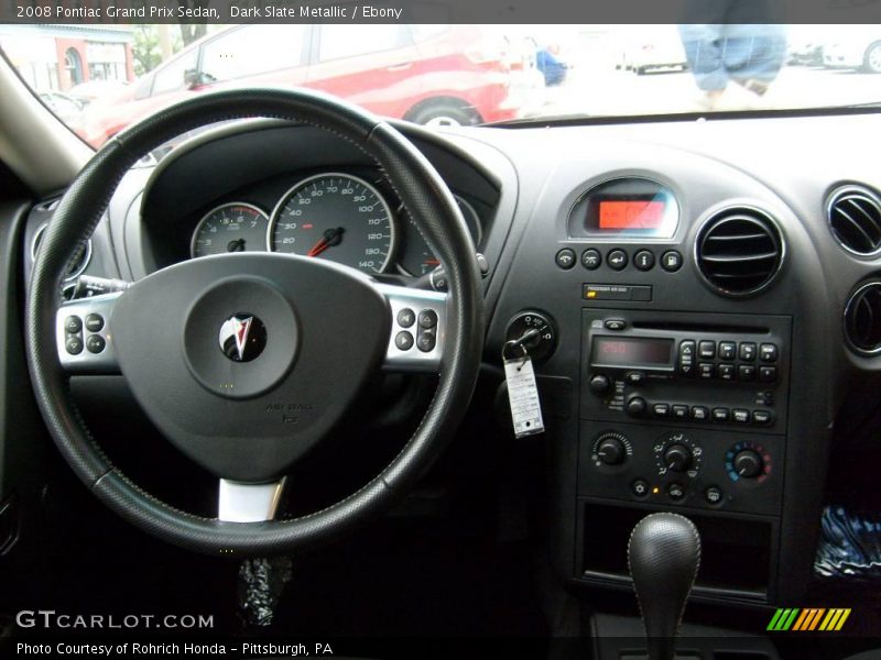 Dark Slate Metallic / Ebony 2008 Pontiac Grand Prix Sedan