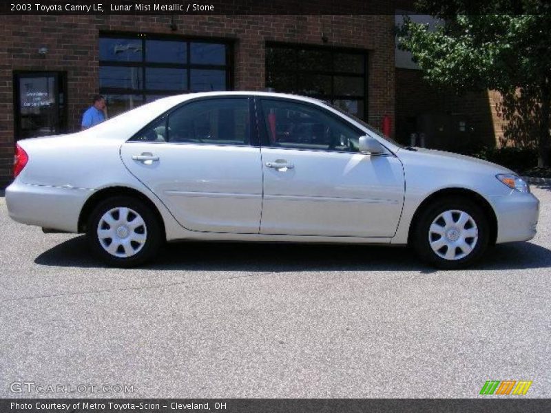 Lunar Mist Metallic / Stone 2003 Toyota Camry LE