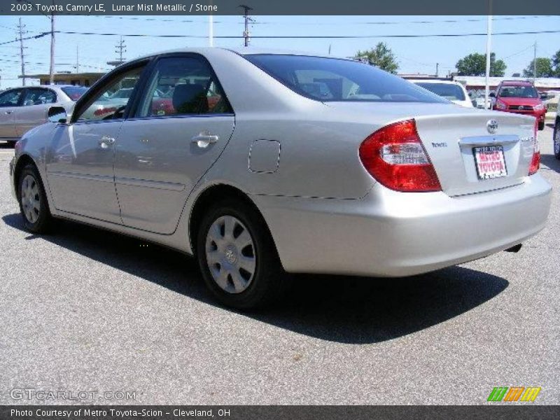 Lunar Mist Metallic / Stone 2003 Toyota Camry LE