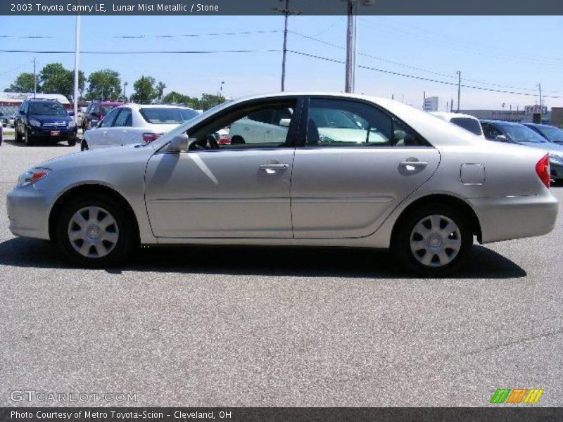Lunar Mist Metallic / Stone 2003 Toyota Camry LE